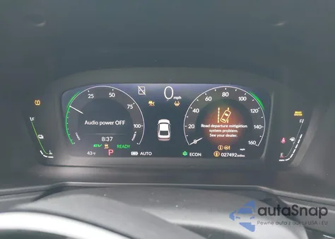 2023 Honda Accord Hybrid Touring из США, поврежденный, VIN 1HGCY2F8XPA065779